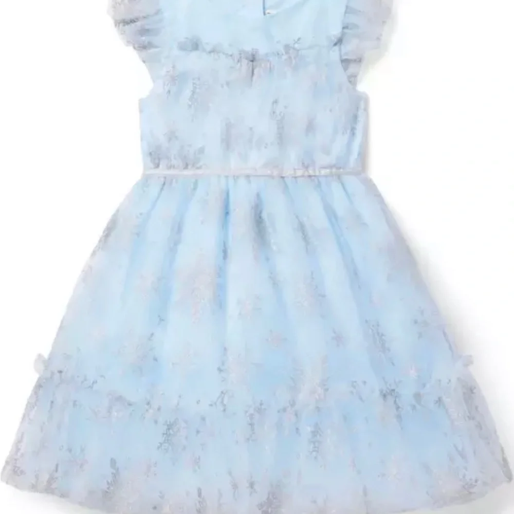 EUC Janie and Jack Disney Frozen Snowflake Dress - Picture 6 of 8